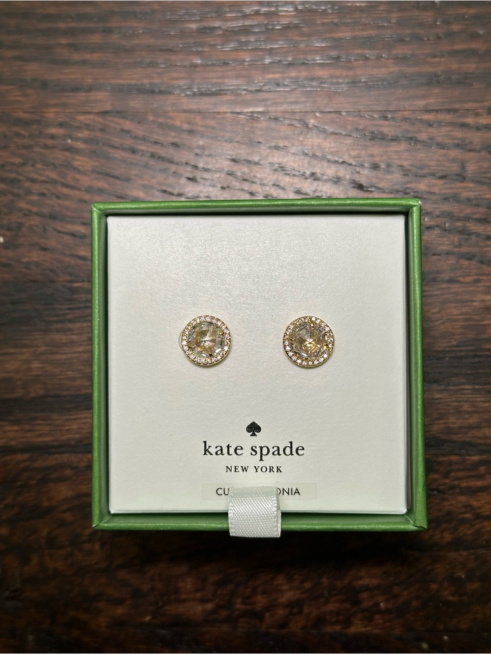 Kate Spade That Sparkle Pavé Round Large Stud Earrings